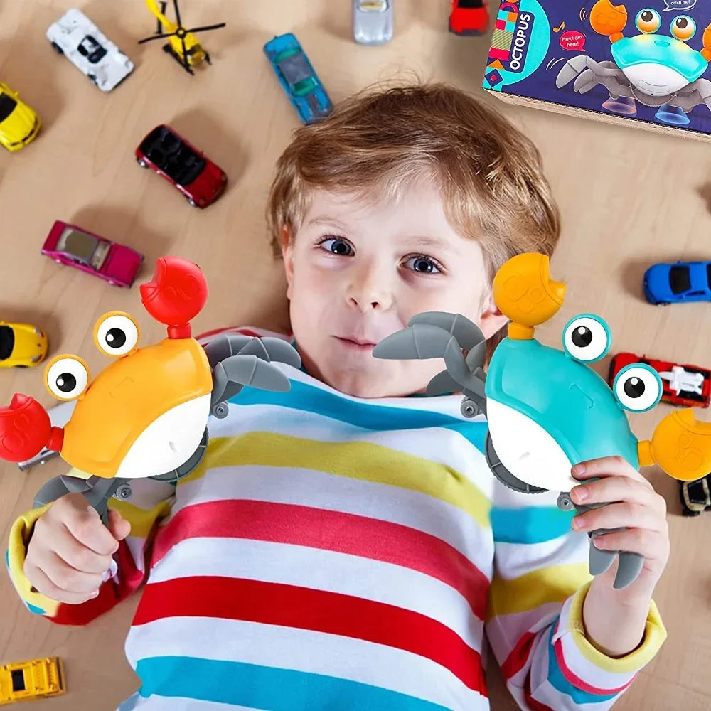 צעצוע סרטן רוקד מעודד זחילה לתינוקות